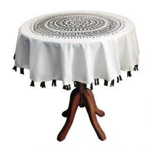 رومیزی سنتی میز گرد