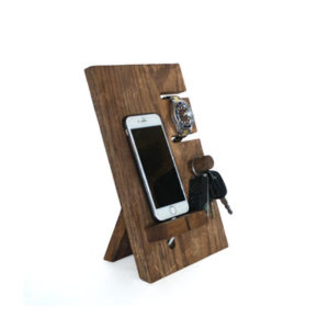 پایه نگهدارنده چوبی موبایل