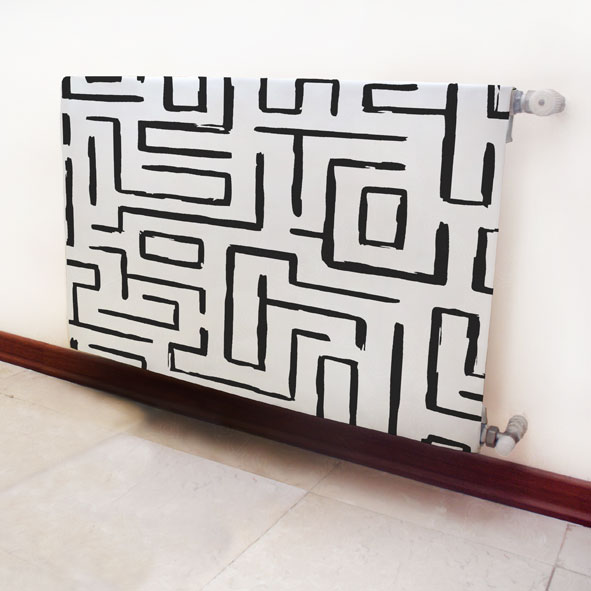 کاور شوفاژ مدرن سیاه