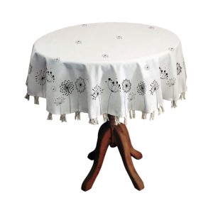 رومیزی میز گرد پارچه ای