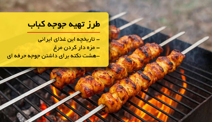 طرز تهیه جوجه کباب